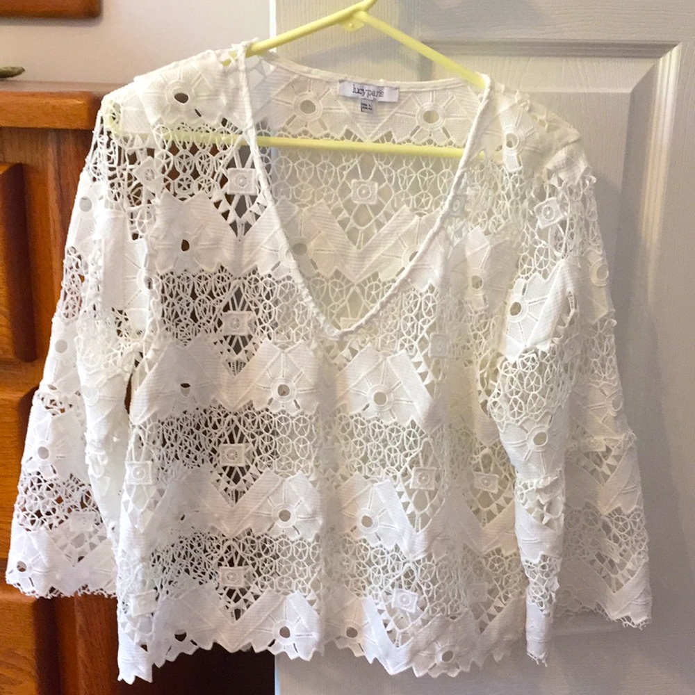 NWOT-Lucy Paris lace Top